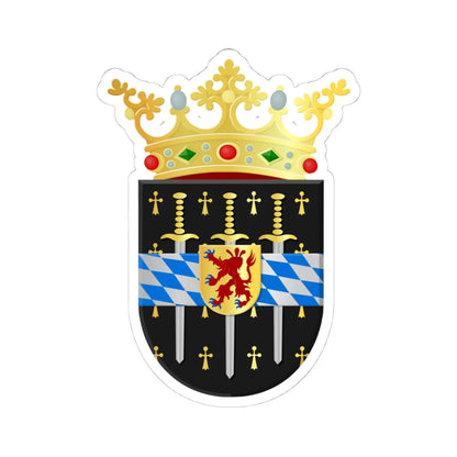 Niedorp wapen (Netherlands) (Coat of Arms) STICKER Vinyl Kiss-Cut Decal 4 Inch White - The Sticker Space