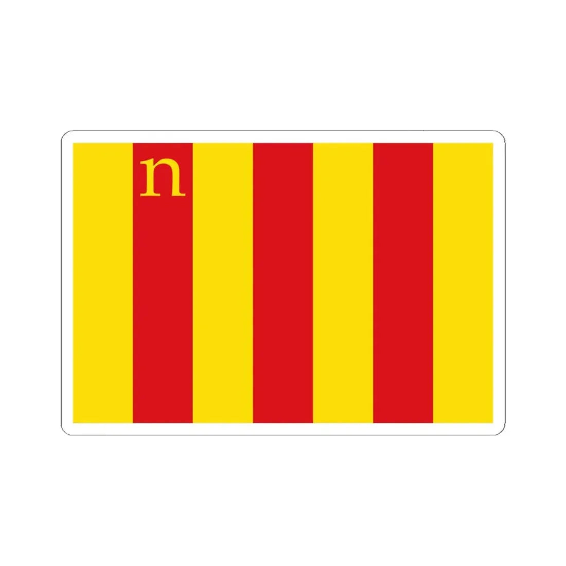 Niel Belgium (Belgium) STICKER Vinyl Kiss-Cut Decal 6 Inch White - The Sticker Space