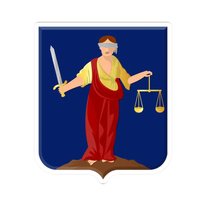 Niemandsvriend wapen HRvA (Netherlands) (Coat of Arms) STICKER Vinyl Kiss-Cut Decal 2 Inch White - The Sticker Space