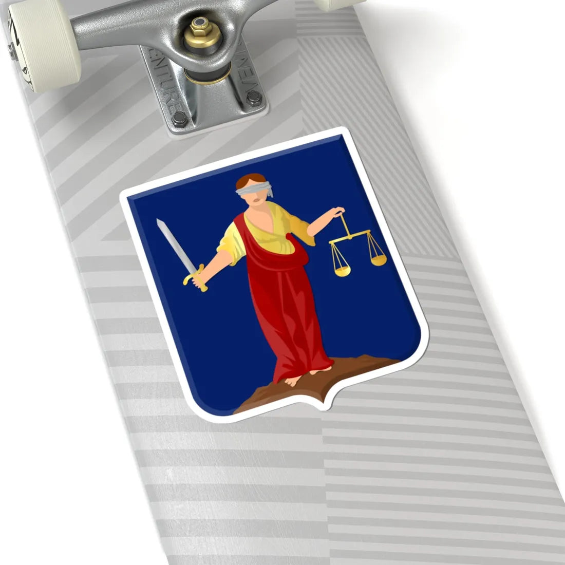 Niemandsvriend wapen HRvA (Netherlands) (Coat of Arms) STICKER Vinyl Kiss-Cut Decal - The Sticker Space