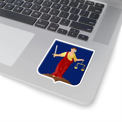 Niemandsvriend wapen HRvA (Netherlands) (Coat of Arms) STICKER Vinyl Kiss-Cut Decal - The Sticker Space