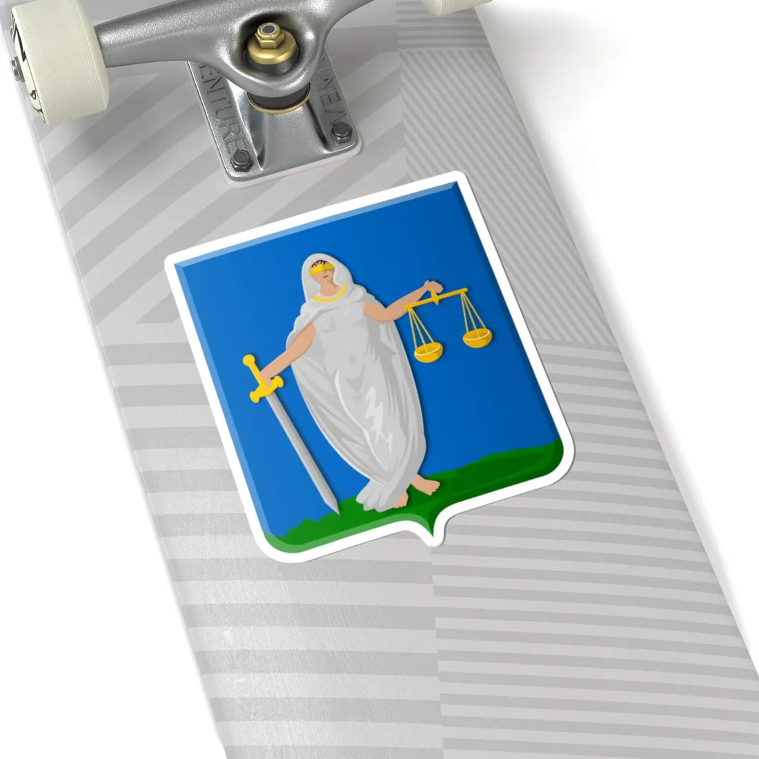 Niemandsvriend wapen (Netherlands) (Coat of Arms) STICKER Vinyl Kiss-Cut Decal - The Sticker Space