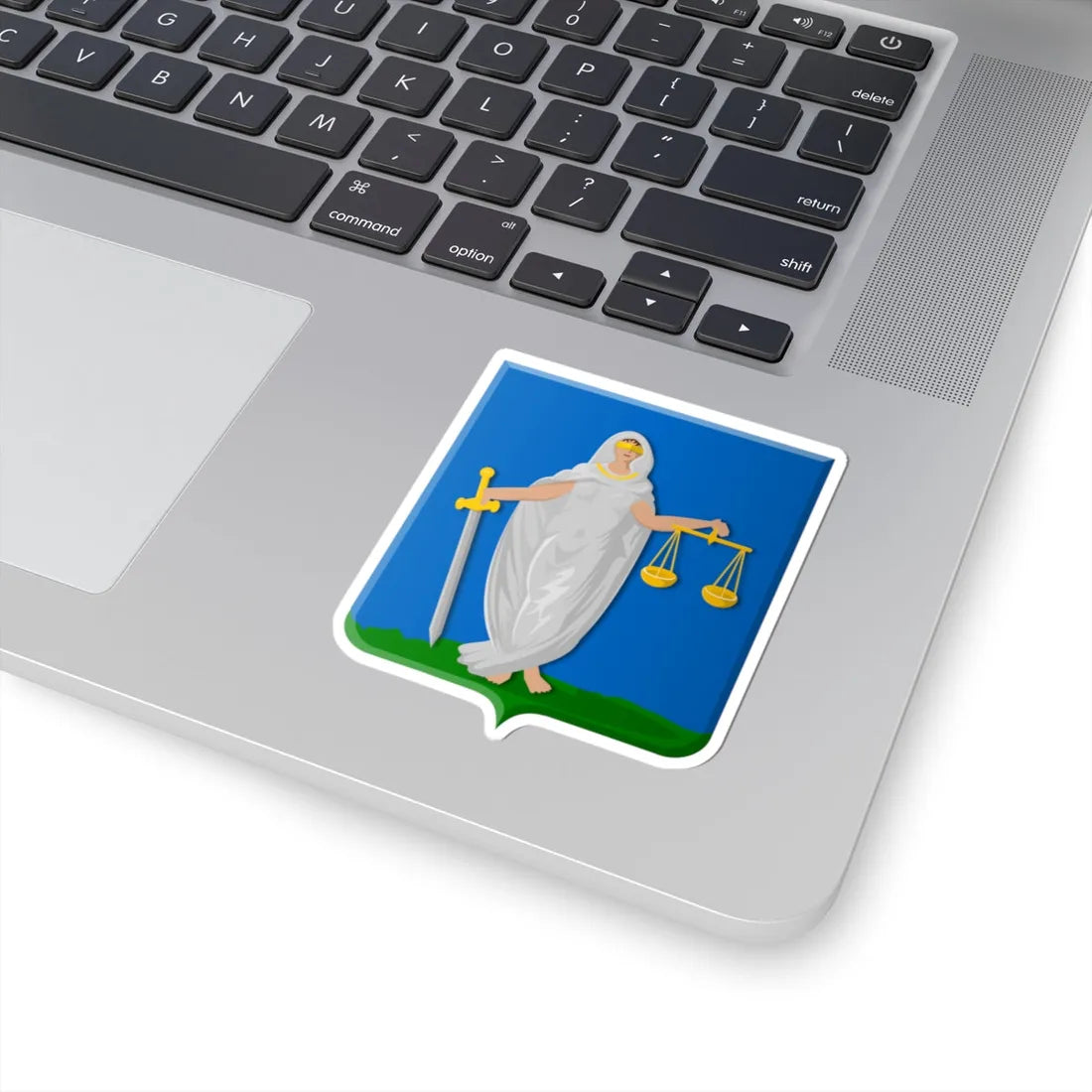 Niemandsvriend wapen (Netherlands) (Coat of Arms) STICKER Vinyl Kiss-Cut Decal - The Sticker Space