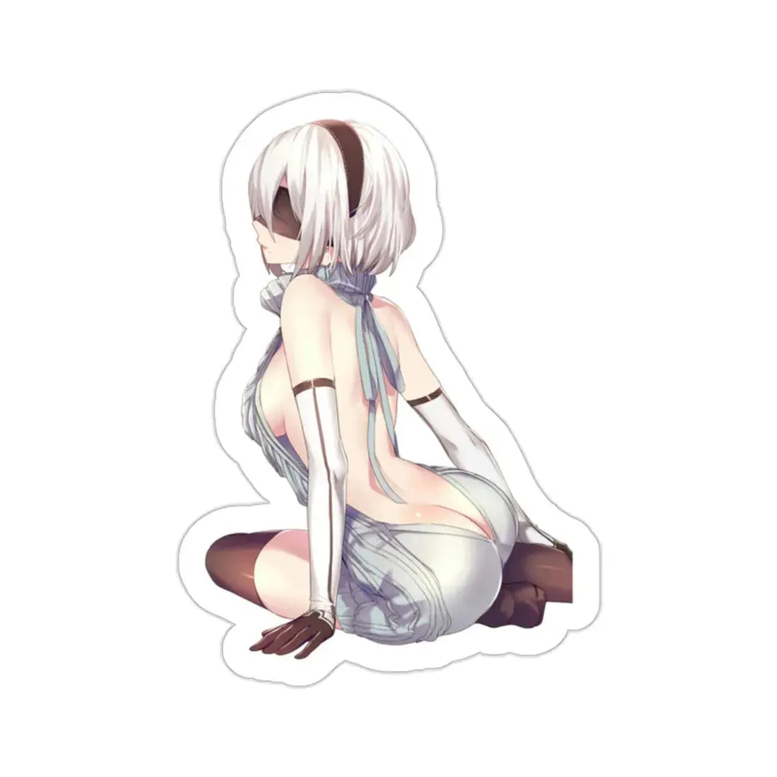 NieR Automata - 2B (Anime/Ecchi/Waifu) STICKER Vinyl Die-Cut Decal - The Sticker Space