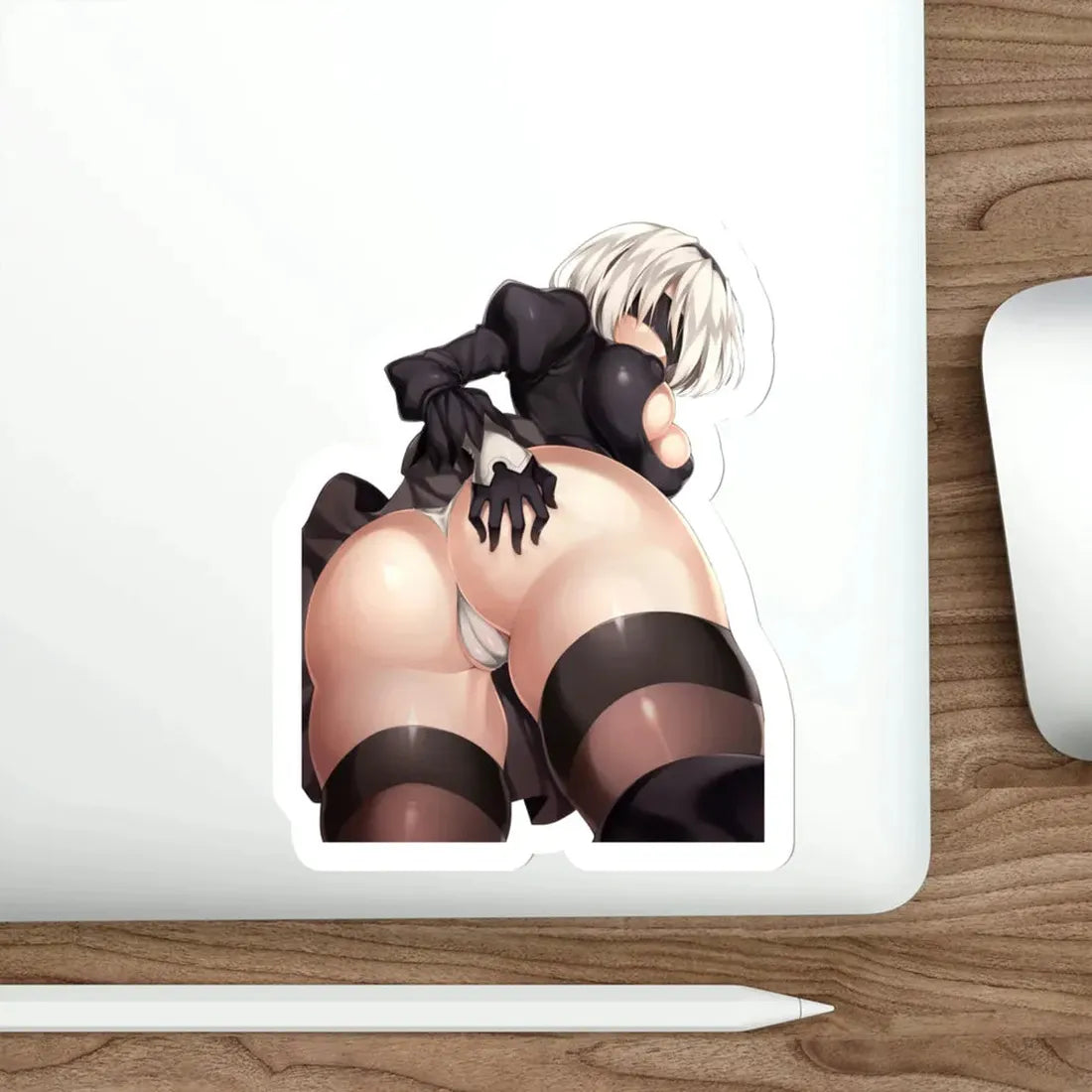 NieR Automata - 2B v2 (Anime/Ecchi/Waifu) STICKER Vinyl Die-Cut Decal - The Sticker Space