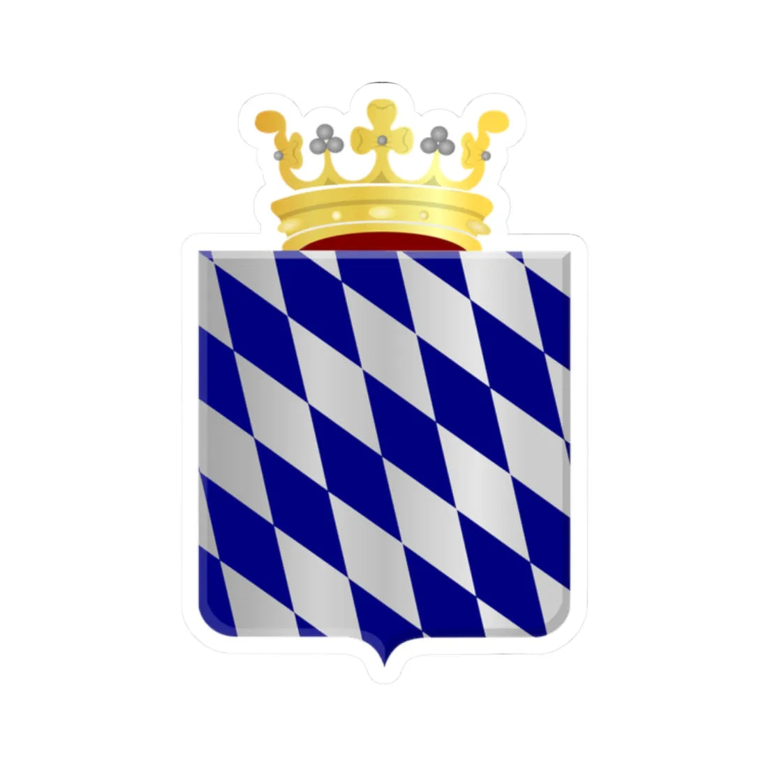 Nieuw Beijerland wapen (Netherlands) (Coat of Arms) STICKER Vinyl Kiss-Cut Decal 2 Inch White - The Sticker Space