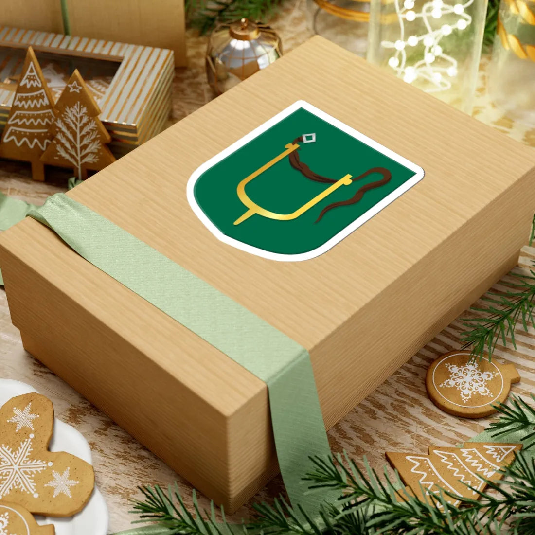 Nieuw Helvoet wapen (Netherlands) (Coat of Arms) STICKER Vinyl Kiss-Cut Decal - The Sticker Space