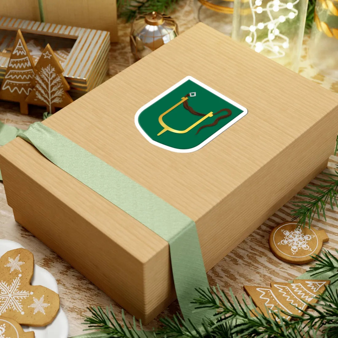 Nieuw Helvoet wapen (Netherlands) (Coat of Arms) STICKER Vinyl Kiss-Cut Decal - The Sticker Space