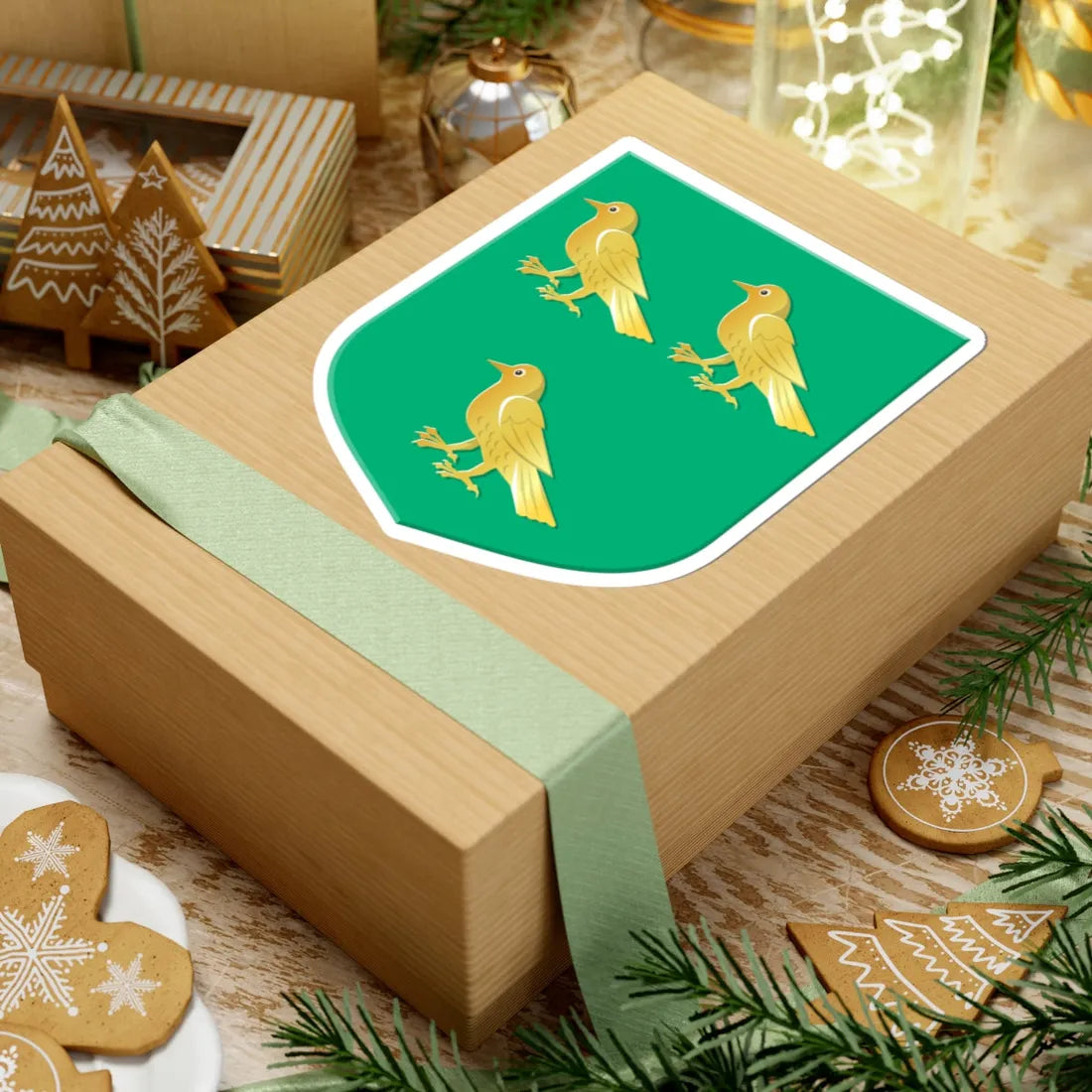 Nieuw-Lekkerland wapen (Netherlands) (Coat of Arms) STICKER Vinyl Kiss-Cut Decal - The Sticker Space