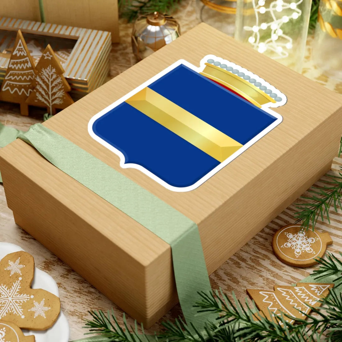 Nieuwe Tonge wapen (Netherlands) (Coat of Arms) STICKER Vinyl Kiss-Cut Decal - The Sticker Space