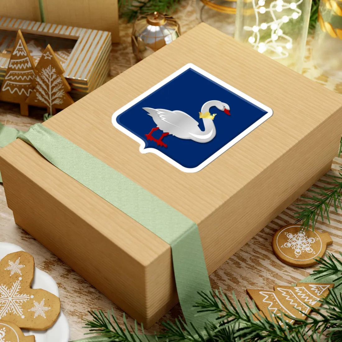 Nieuwendam wapen (Netherlands) (Coat of Arms) STICKER Vinyl Kiss-Cut Decal - The Sticker Space