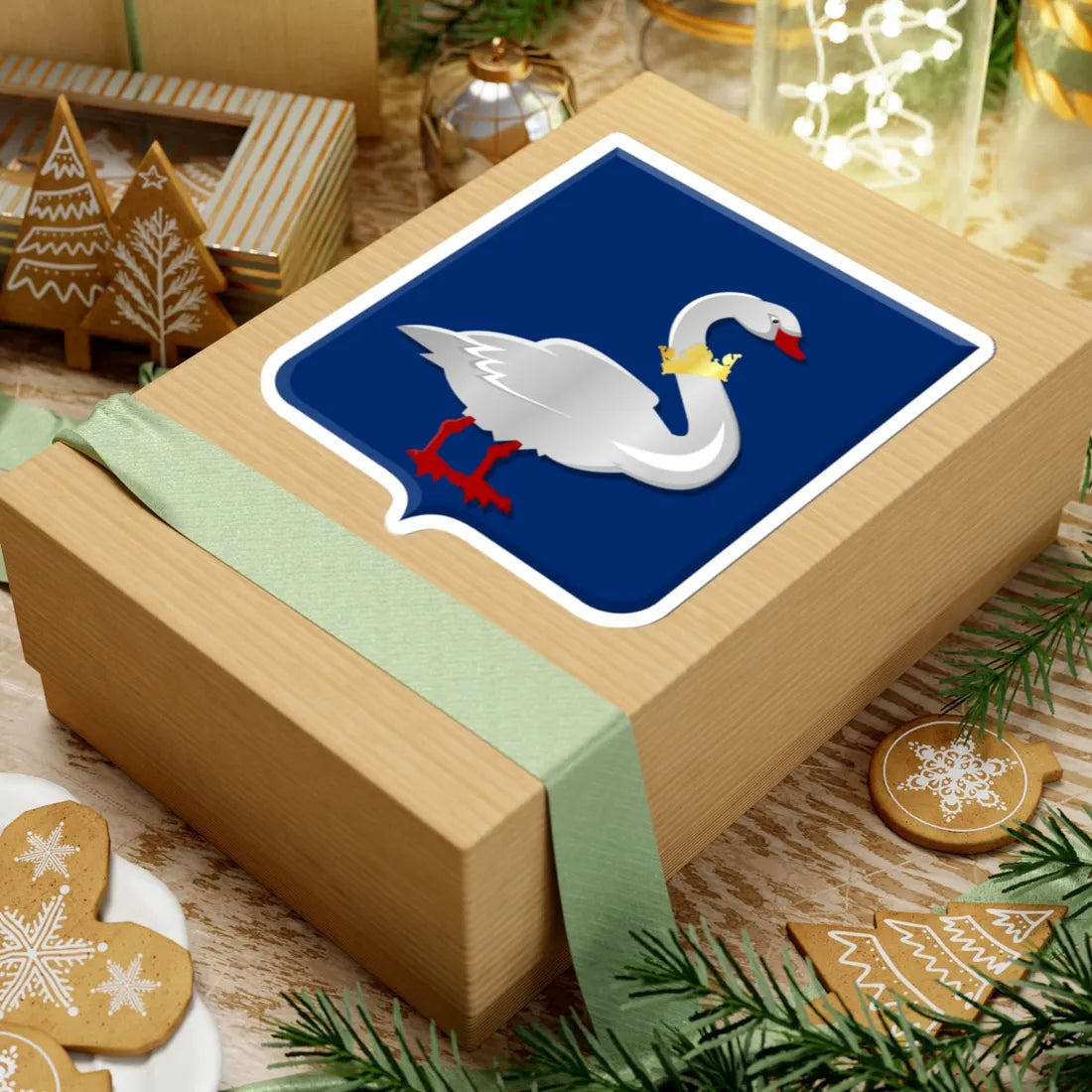 Nieuwendam wapen (Netherlands) (Coat of Arms) STICKER Vinyl Kiss-Cut Decal - The Sticker Space