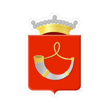 Nieuwenhoorn wapen (Netherlands) (Coat of Arms) STICKER Vinyl Kiss-Cut Decal 3 Inch White - The Sticker Space