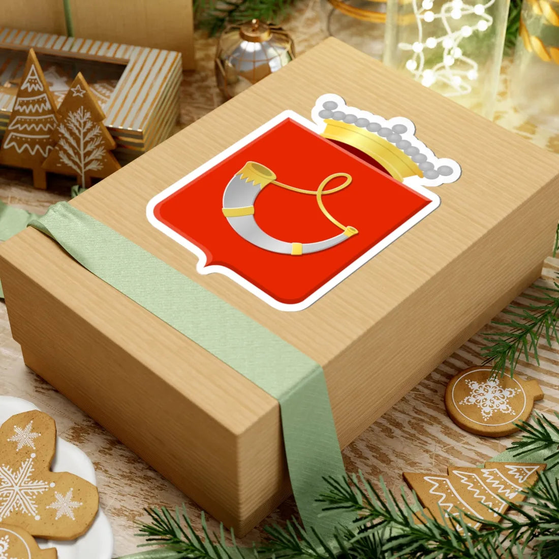 Nieuwenhoorn wapen (Netherlands) (Coat of Arms) STICKER Vinyl Kiss-Cut Decal - The Sticker Space