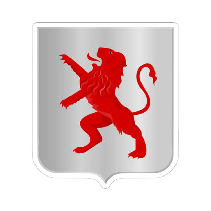 Nieuwerkerk aan den IJssel wapen (Netherlands) (Coat of Arms) STICKER Vinyl Kiss-Cut Decal 6 Inch White - The Sticker Space