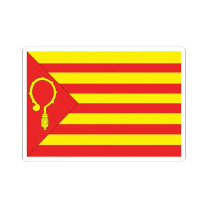 Nieuwerkerken vlag (Belgium) STICKER Vinyl Kiss-Cut Decal 2 Inch White - The Sticker Space