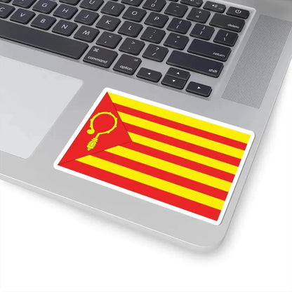 Nieuwerkerken vlag (Belgium) STICKER Vinyl Kiss-Cut Decal - The Sticker Space