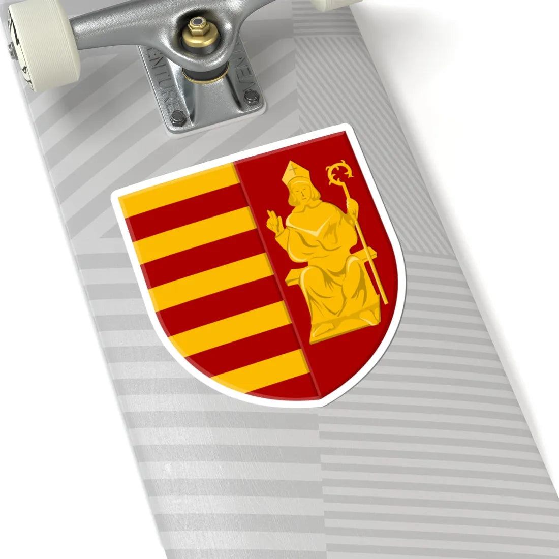 Nieuwerkerken wapen (Belgium) (Coat of Arms) STICKER Vinyl Kiss-Cut Decal - The Sticker Space