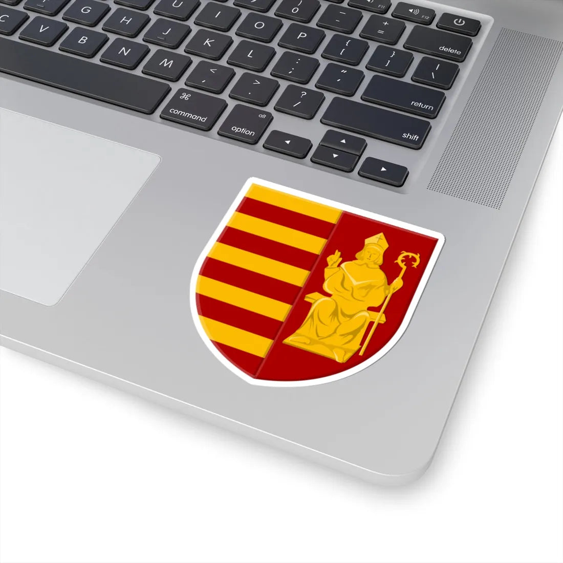 Nieuwerkerken wapen (Belgium) (Coat of Arms) STICKER Vinyl Kiss-Cut Decal - The Sticker Space