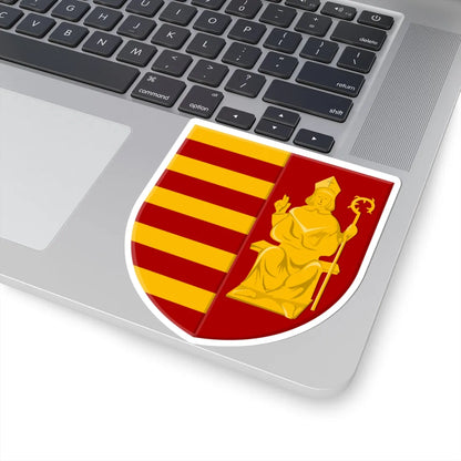 Nieuwerkerken wapen (Belgium) (Coat of Arms) STICKER Vinyl Kiss-Cut Decal - The Sticker Space