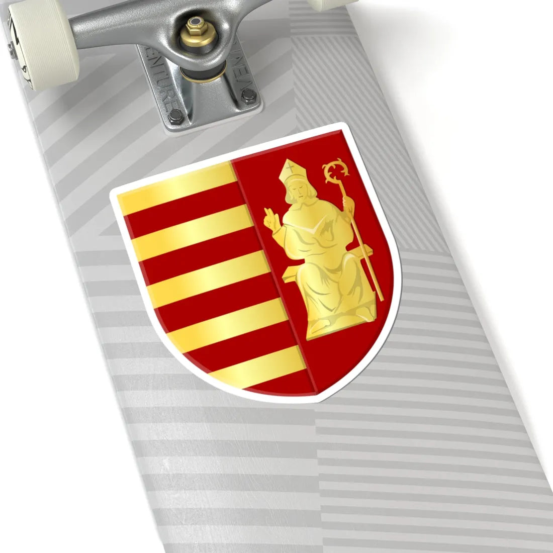 Nieuwerkerken wapen2 (Belgium) (Coat of Arms) STICKER Vinyl Kiss-Cut Decal - The Sticker Space