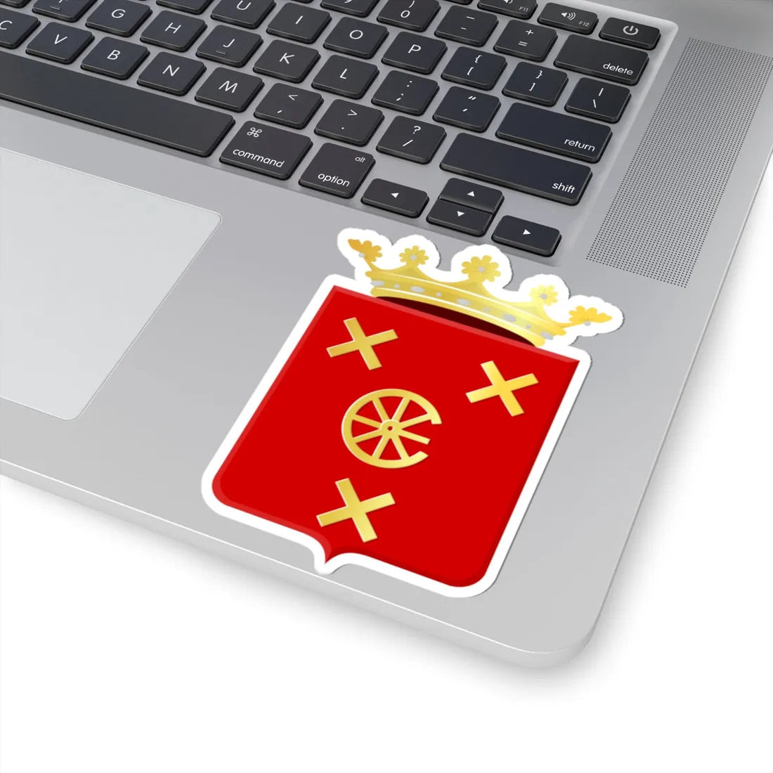 Nieuwkoop wapen oud (Netherlands) (Coat of Arms) STICKER Vinyl Kiss-Cut Decal - The Sticker Space