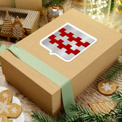 Nieuwland Zederik wapen (Netherlands) (Coat of Arms) STICKER Vinyl Kiss-Cut Decal - The Sticker Space