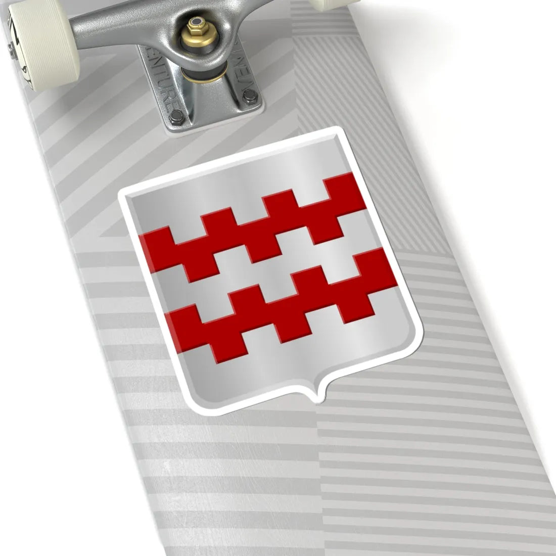 Nieuwland Zederik wapen (Netherlands) (Coat of Arms) STICKER Vinyl Kiss-Cut Decal - The Sticker Space