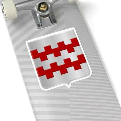 Nieuwland Zederik wapen (Netherlands) (Coat of Arms) STICKER Vinyl Kiss-Cut Decal - The Sticker Space