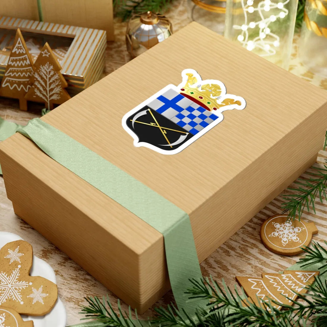 Nieuwleusen wapen 1954 (Netherlands) (Coat of Arms) STICKER Vinyl Kiss-Cut Decal - The Sticker Space