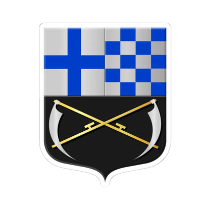 Nieuwleusen wapen (Netherlands) (Coat of Arms) STICKER Vinyl Kiss-Cut Decal 6 Inch White - The Sticker Space