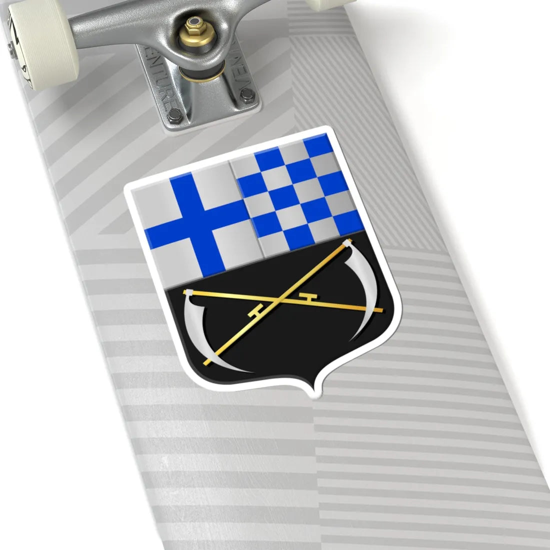 Nieuwleusen wapen (Netherlands) (Coat of Arms) STICKER Vinyl Kiss-Cut Decal - The Sticker Space