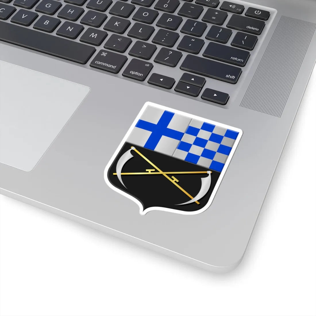 Nieuwleusen wapen (Netherlands) (Coat of Arms) STICKER Vinyl Kiss-Cut Decal - The Sticker Space