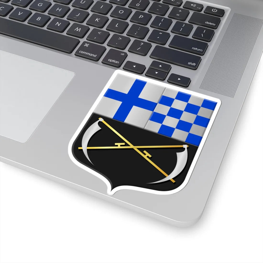 Nieuwleusen wapen (Netherlands) (Coat of Arms) STICKER Vinyl Kiss-Cut Decal - The Sticker Space