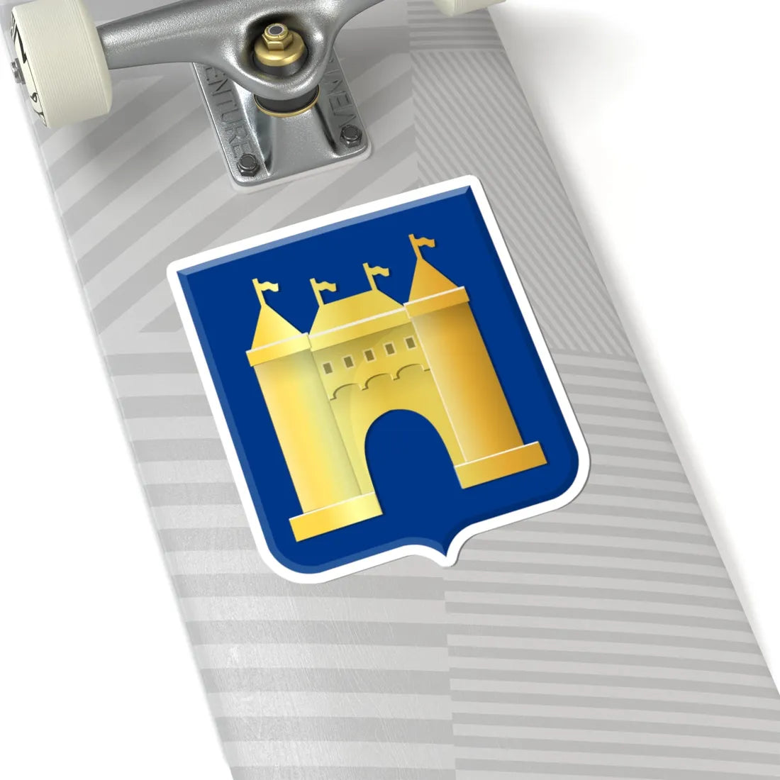 Nieuwpoort ZH wapen (Netherlands) (Coat of Arms) STICKER Vinyl Kiss-Cut Decal - The Sticker Space