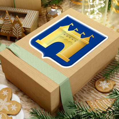 Nieuwpoort ZH wapen (Netherlands) (Coat of Arms) STICKER Vinyl Kiss-Cut Decal - The Sticker Space