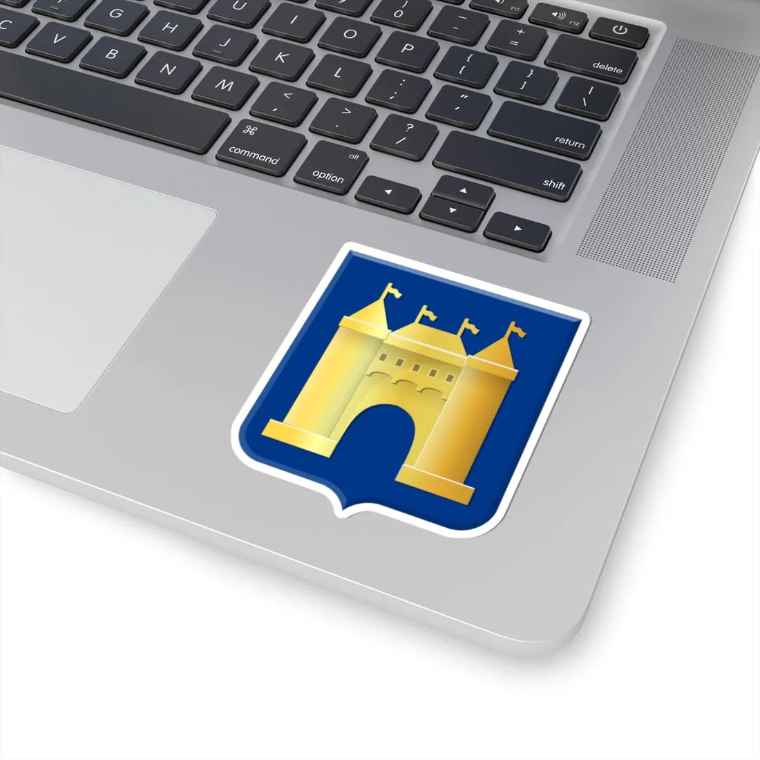 Nieuwpoort ZH wapen (Netherlands) (Coat of Arms) STICKER Vinyl Kiss-Cut Decal - The Sticker Space