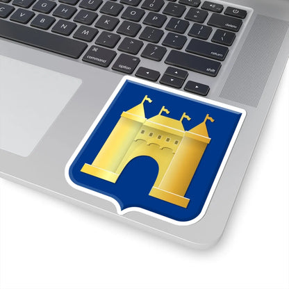 Nieuwpoort ZH wapen (Netherlands) (Coat of Arms) STICKER Vinyl Kiss-Cut Decal - The Sticker Space