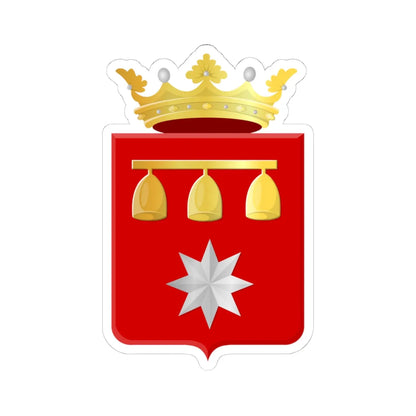 Nieuwveen wapen (Netherlands) (Coat of Arms) STICKER Vinyl Kiss-Cut Decal 4 Inch White - The Sticker Space