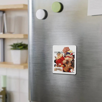 Night Before X-Mas, 1936 (Magazine Illustration) Refrigerator Magnet - The Sticker Space