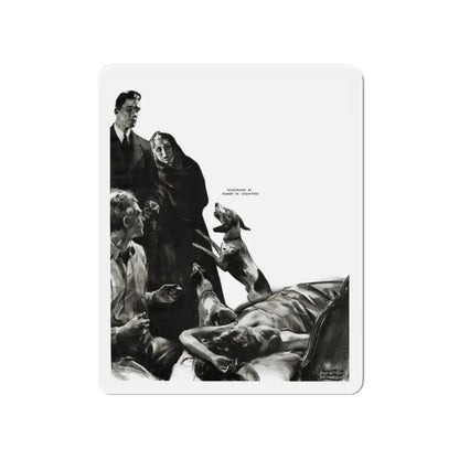 Night Call, Cosmopolitan, June 1939 (Magazine Illustration) Refrigerator Magnet - The Sticker Space