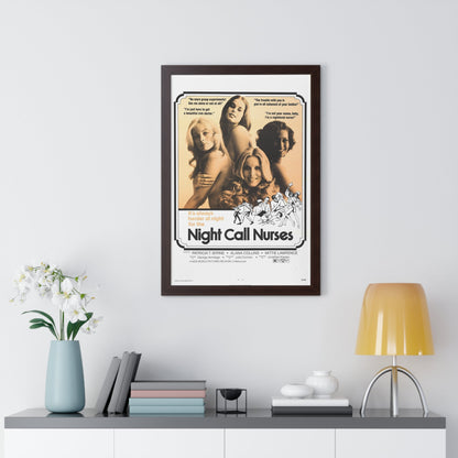 NIGHT CALL NURSES 1972 - Framed Movie Poster-The Sticker Space