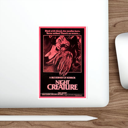 NIGHT CREATURE (OUT OF THE DARKNESS) 1978 Movie Poster STICKER Vinyl Die-Cut Decal-The Sticker Space