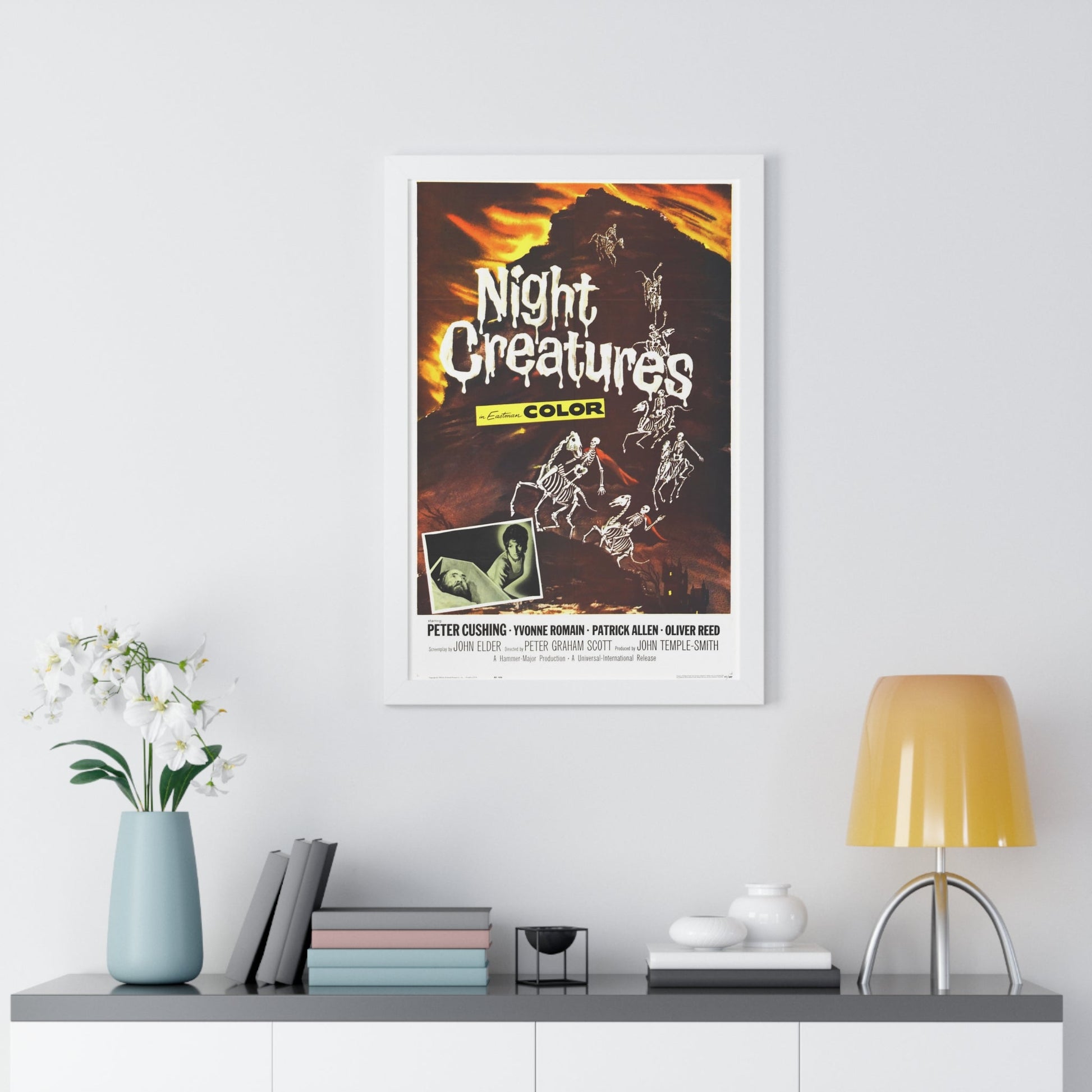 NIGHT CREATURES 1962 - Framed Movie Poster-The Sticker Space