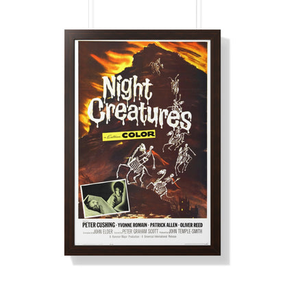 NIGHT CREATURES 1962 - Framed Movie Poster-20" x 30"-The Sticker Space