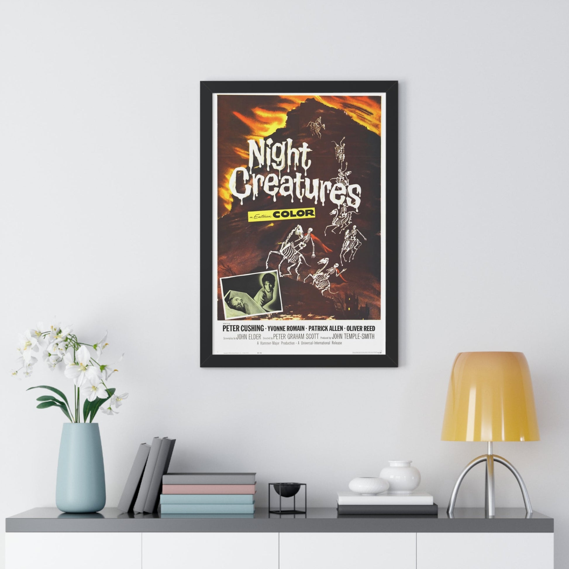 NIGHT CREATURES 1962 - Framed Movie Poster-The Sticker Space