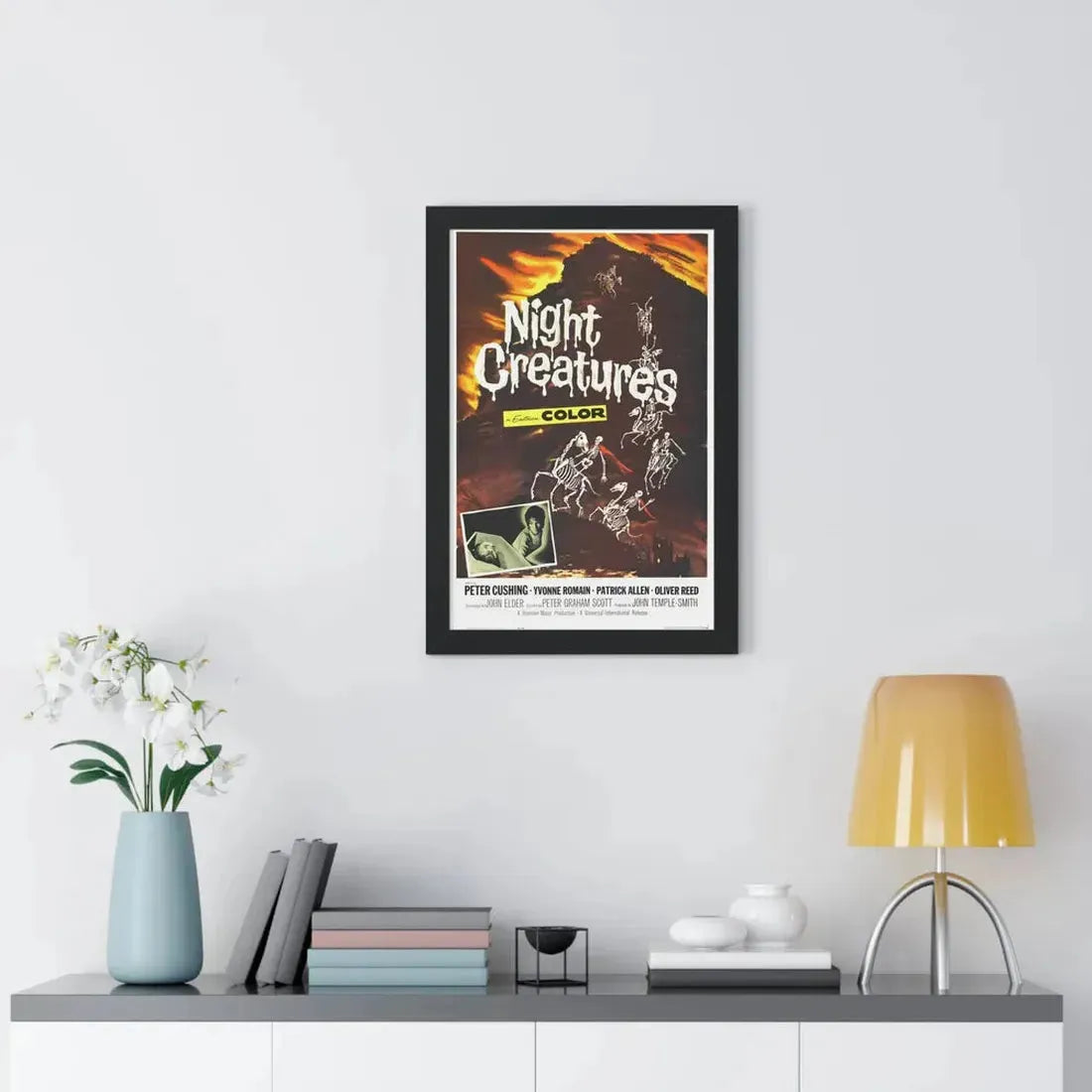 NIGHT CREATURES 1962 - Framed Movie Poster - The Sticker Space