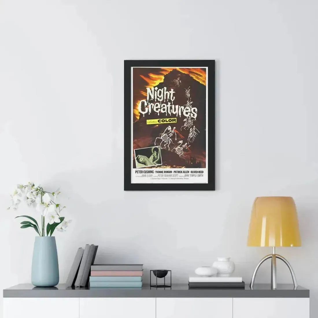 NIGHT CREATURES 1962 - Framed Movie Poster - The Sticker Space