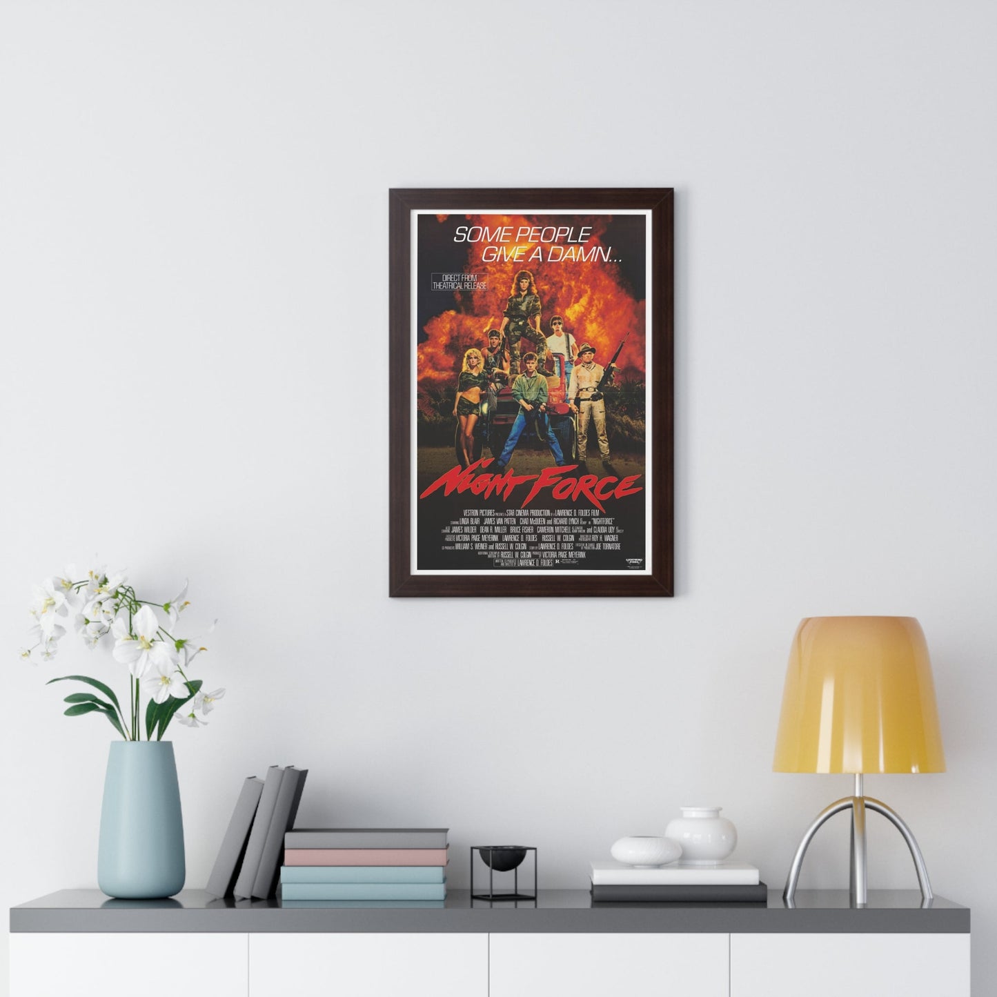 NIGHT FORCE 1987 - Framed Movie Poster-The Sticker Space