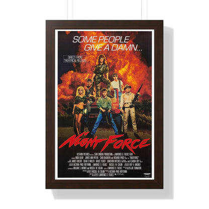 NIGHT FORCE 1987 - Framed Movie Poster-16″ x 24″-The Sticker Space